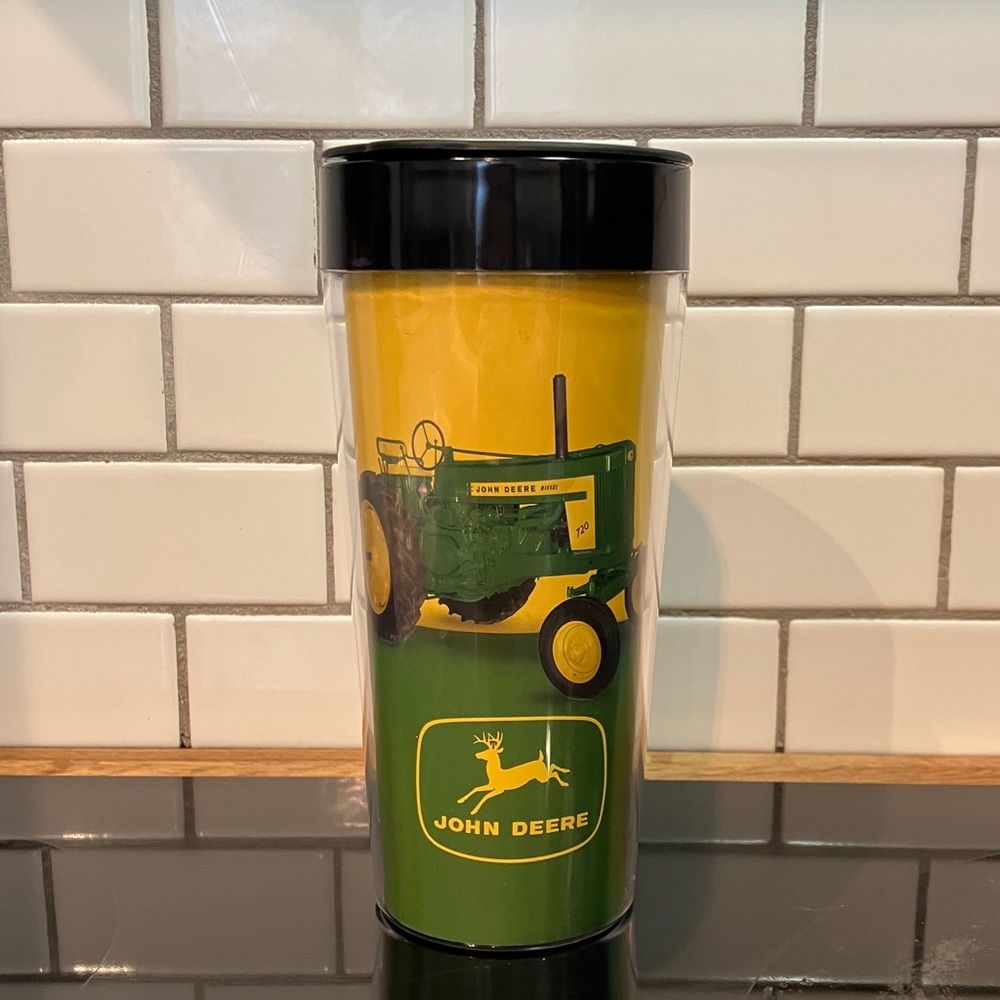 John Deere Tractor Tumbler in Green and Yellow